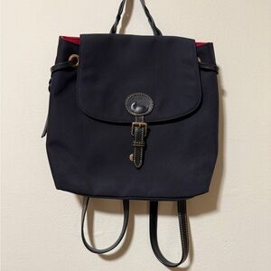 Dooney & Bourke Black and Red Backpack